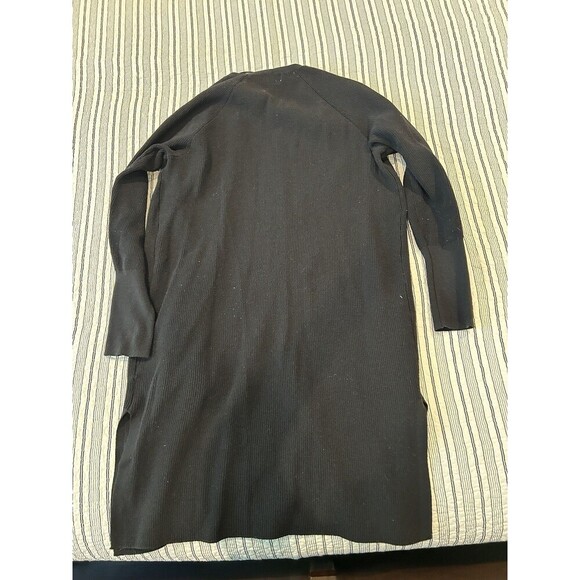 Prologue Women's Long Sleeve Open-Front Black Knitted Cardigan Sweater Size S - Picture 5 of 7